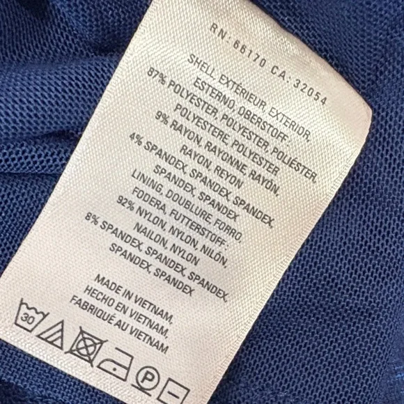 Maeve Asymmetrical Skirt in Deep Blue - Picture 6 of 7